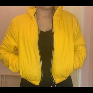 Wild Fable Yellow Puffer Jacket